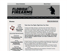 Tablet Screenshot of floridafirearmstraining.com
